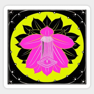 Roze lotus flower Sticker